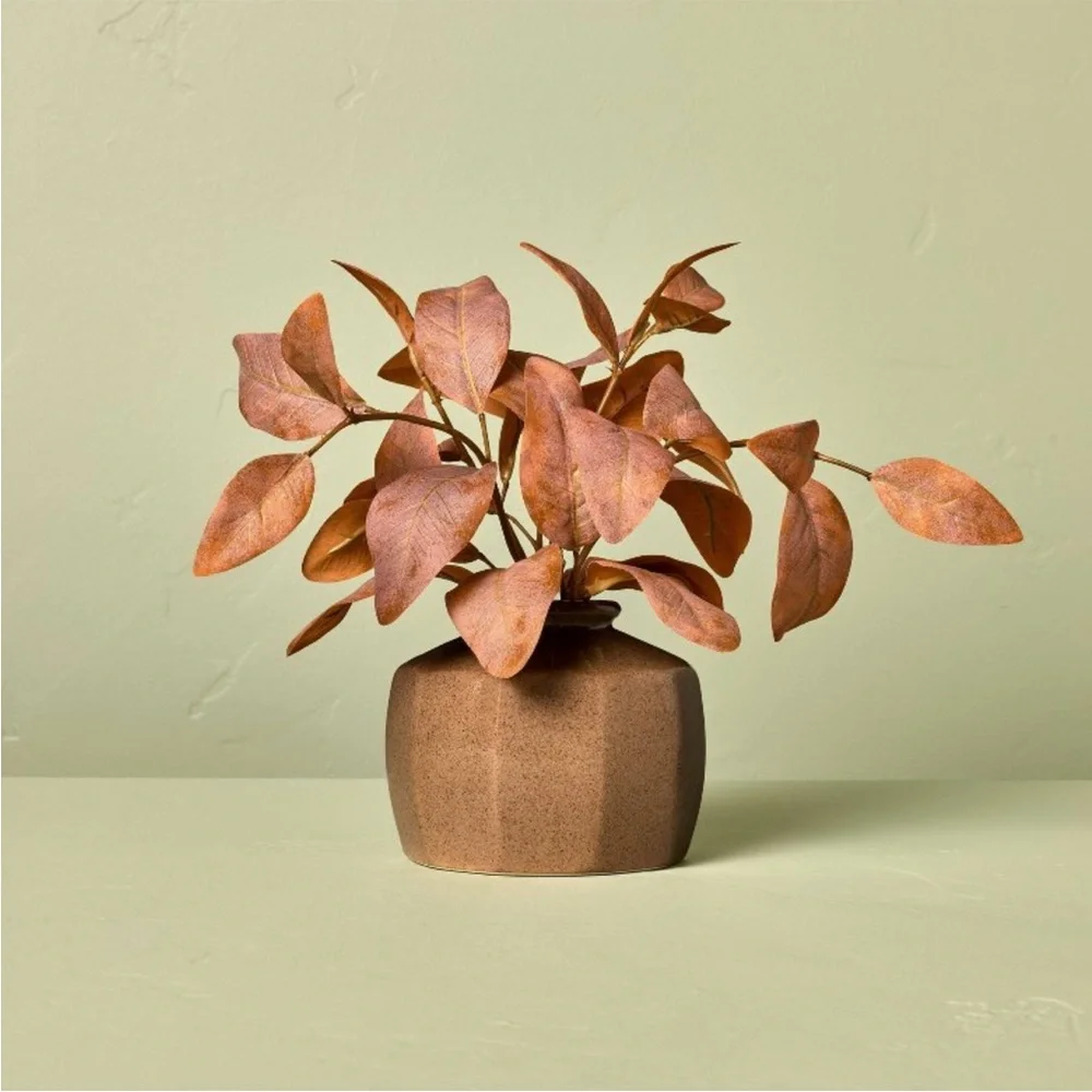 11” Rusted Eucalyptus Artificial Fall Arrangement - Hearth & Hand™ with Magnolia